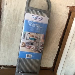 Compact closet shelving!